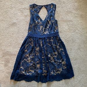 Francesca’s Small Blue Lace Dress